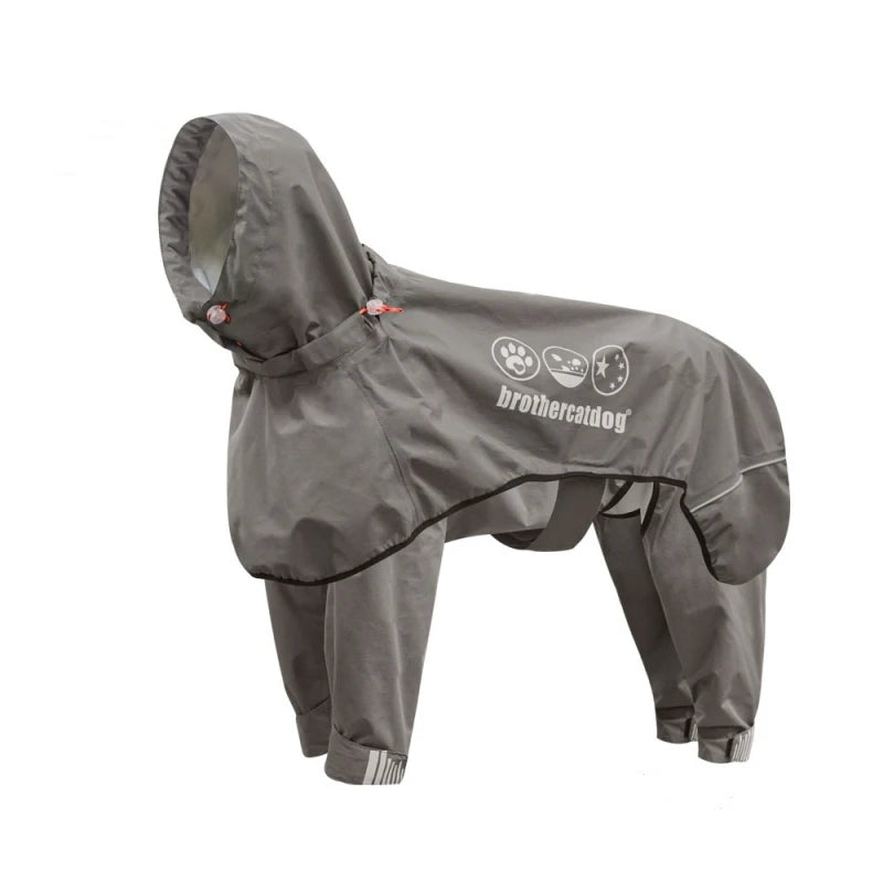 Dog Raincoat - Waterproof, Detachable with Reflective Elements