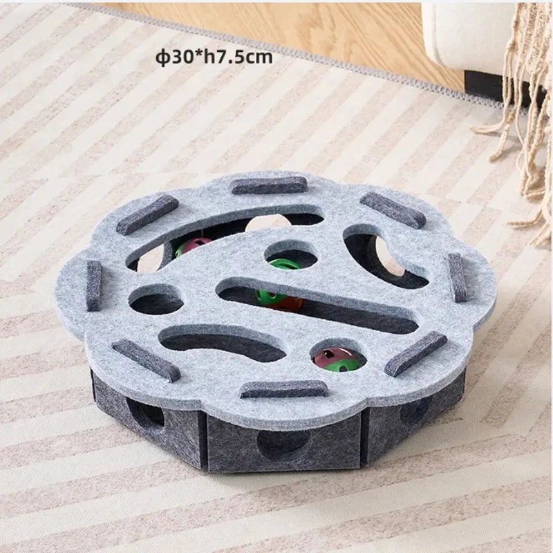 Sisal Cat Scratcher - Interactive Toy and Scratching Post for Domestic Cats