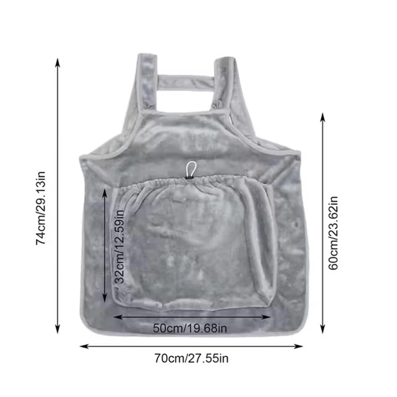 Pet Carrying Vest - Transport with Pocket for Cats and Dogs