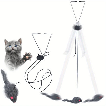 Hanging Cat Toy for Doors – Anti-Stress Interactive Toy