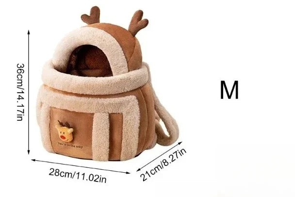 Winter Cat and Dog Carrier Backpack – Luxurious, Furry and Warm