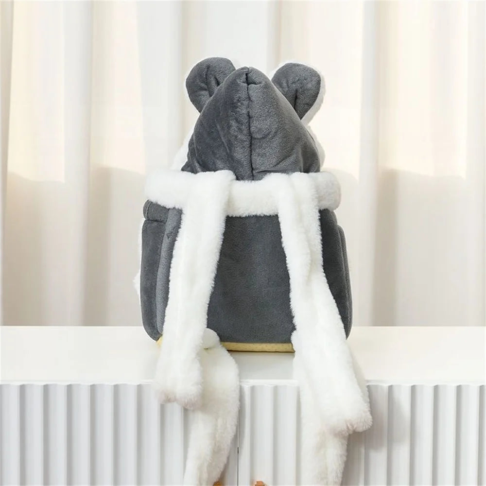 Dog and Cat Transport Backpack - Warm Winter Carrier for Small Breeds