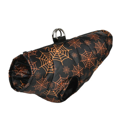 Halloween Jacket for Dogs and Cats - Pumpkin Costume, Windproof and Waterproof