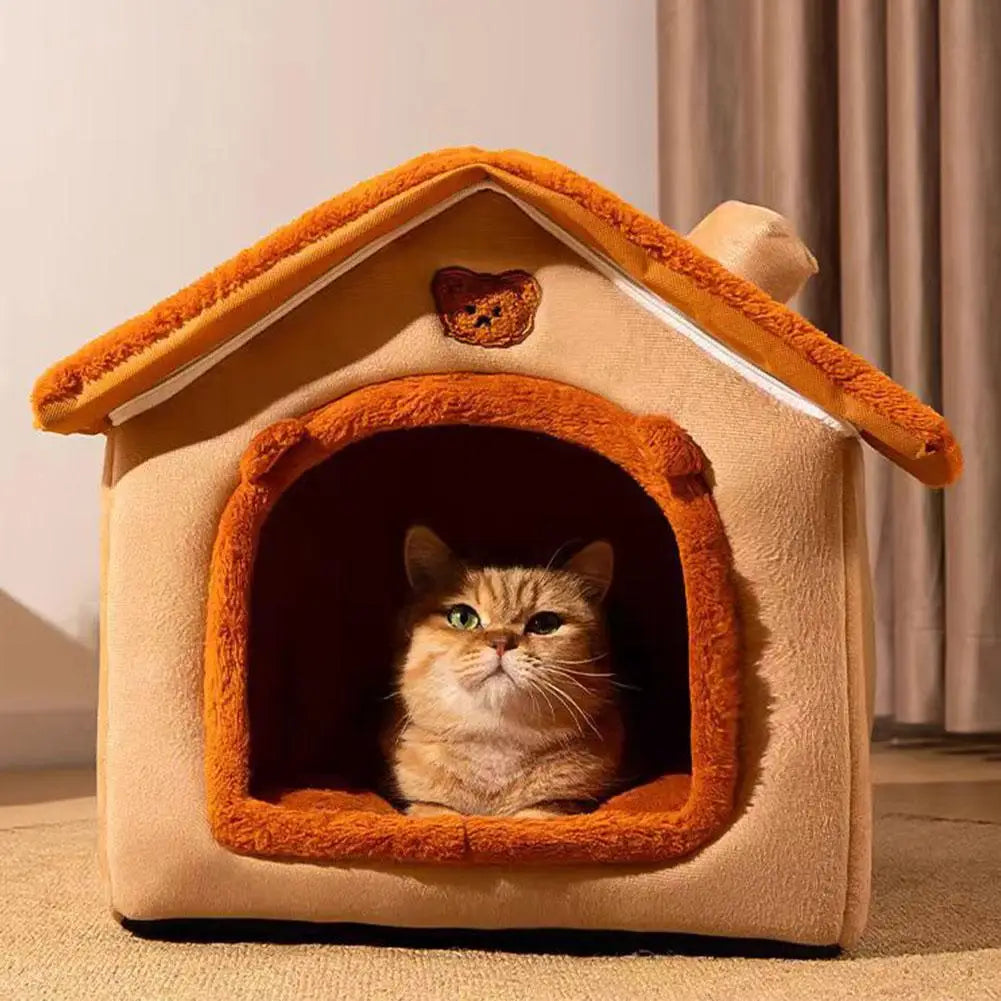 Dog and Cat Bed - Warm, Thick and Extendable, Year-Round