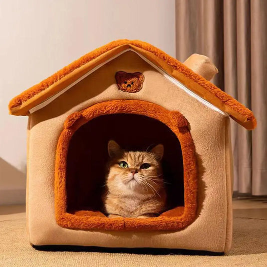 Dog and Cat Bed - Warm, Thick and Extendable, Year-Round