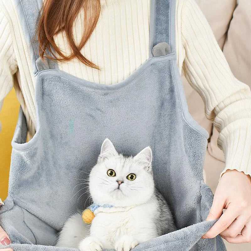 Pet Carrying Vest - Transport with Pocket for Cats and Dogs