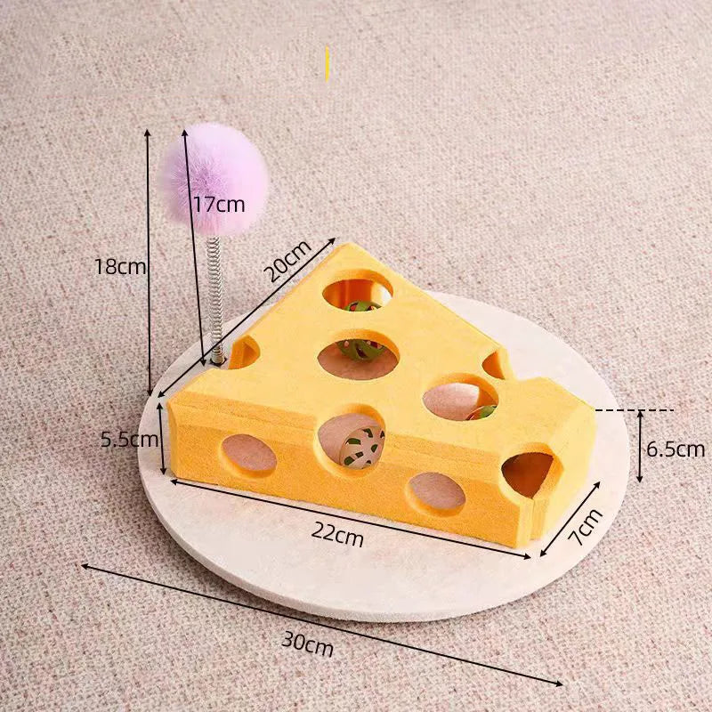 Sisal Cat Scratcher - Interactive Toy and Scratching Post for Domestic Cats