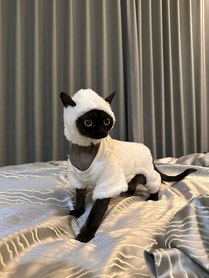 Sheep Down Jacket for Cats – Fashionable and Warm for Fall and Winter