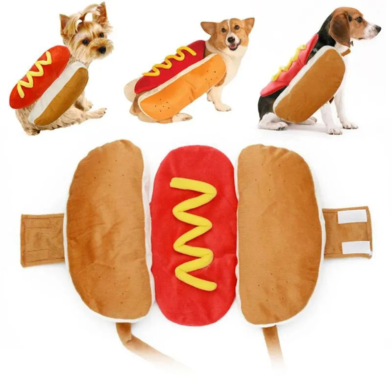 Dog Costume – Hot Dog Outfit for Halloween and Parties 