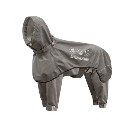 Dog Raincoat - Waterproof, Detachable with Reflective Elements