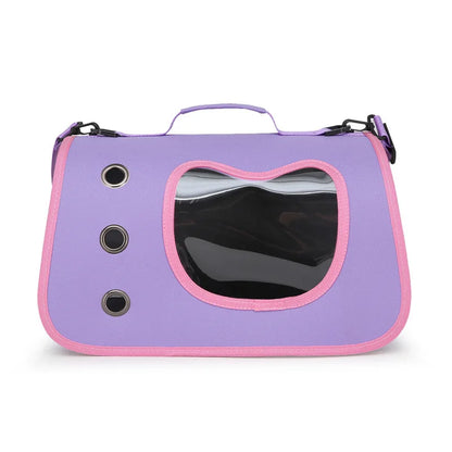Cat and Dog Carrier Bag – Breathable Shoulder Bag with Zipper (up to 7 kg)