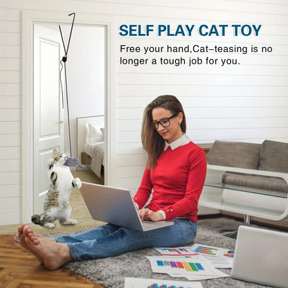 Hanging Cat Toy for Doors – Anti-Stress Interactive Toy