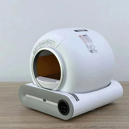 Automatic Cat Litter Box with Self-Cleaning, Closed Smart Pet Toilet - Booteely 65L