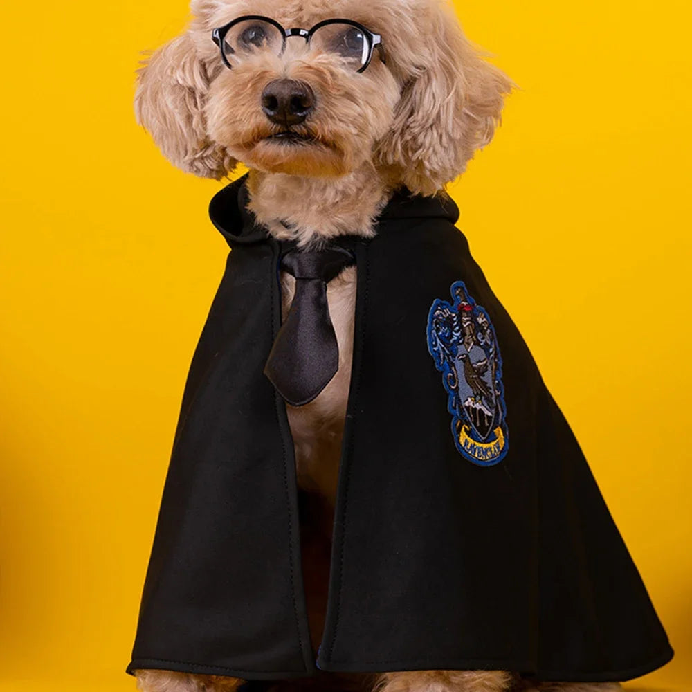 Halloween Cape for Cat and Dog – Magic Academy Cosplay, Wizard Costume