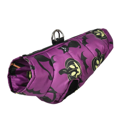 Halloween Jacket for Dogs and Cats - Pumpkin Costume, Windproof and Waterproof