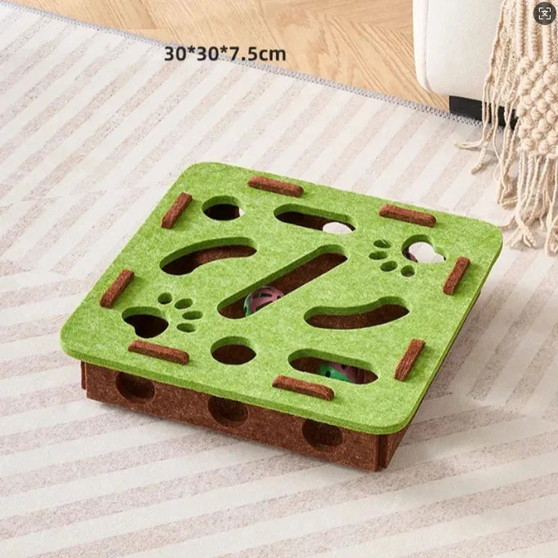 Sisal Cat Scratcher - Interactive Toy and Scratching Post for Domestic Cats