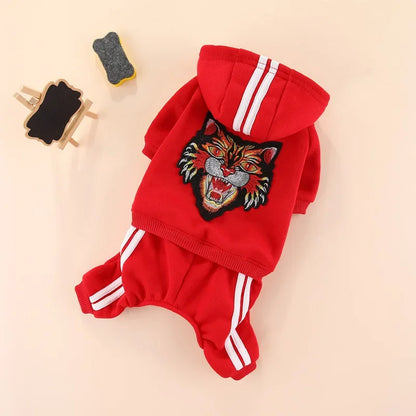 Dog Jumpsuit - Warm Tracksuit with Legs for Small Dogs and Cats 