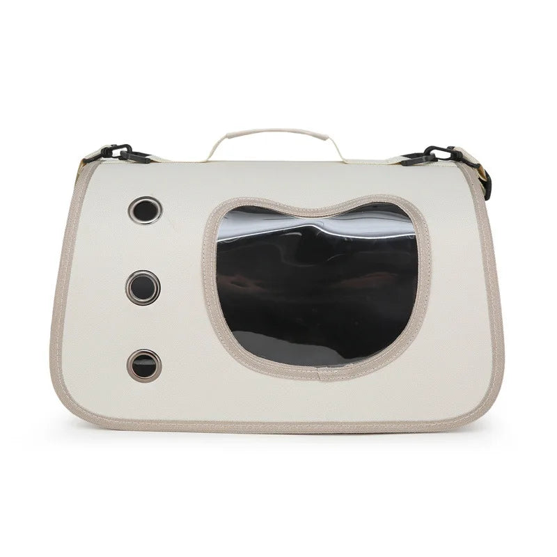 Cat and Dog Carrier Bag – Breathable Shoulder Bag with Zipper (up to 7 kg)
