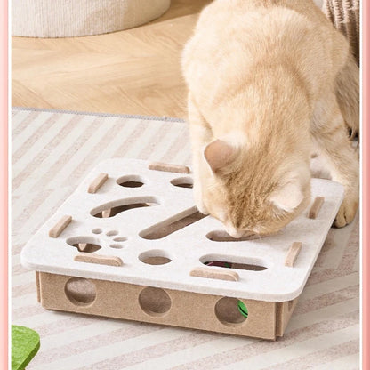 Sisal Cat Scratcher - Interactive Toy and Scratching Post for Domestic Cats