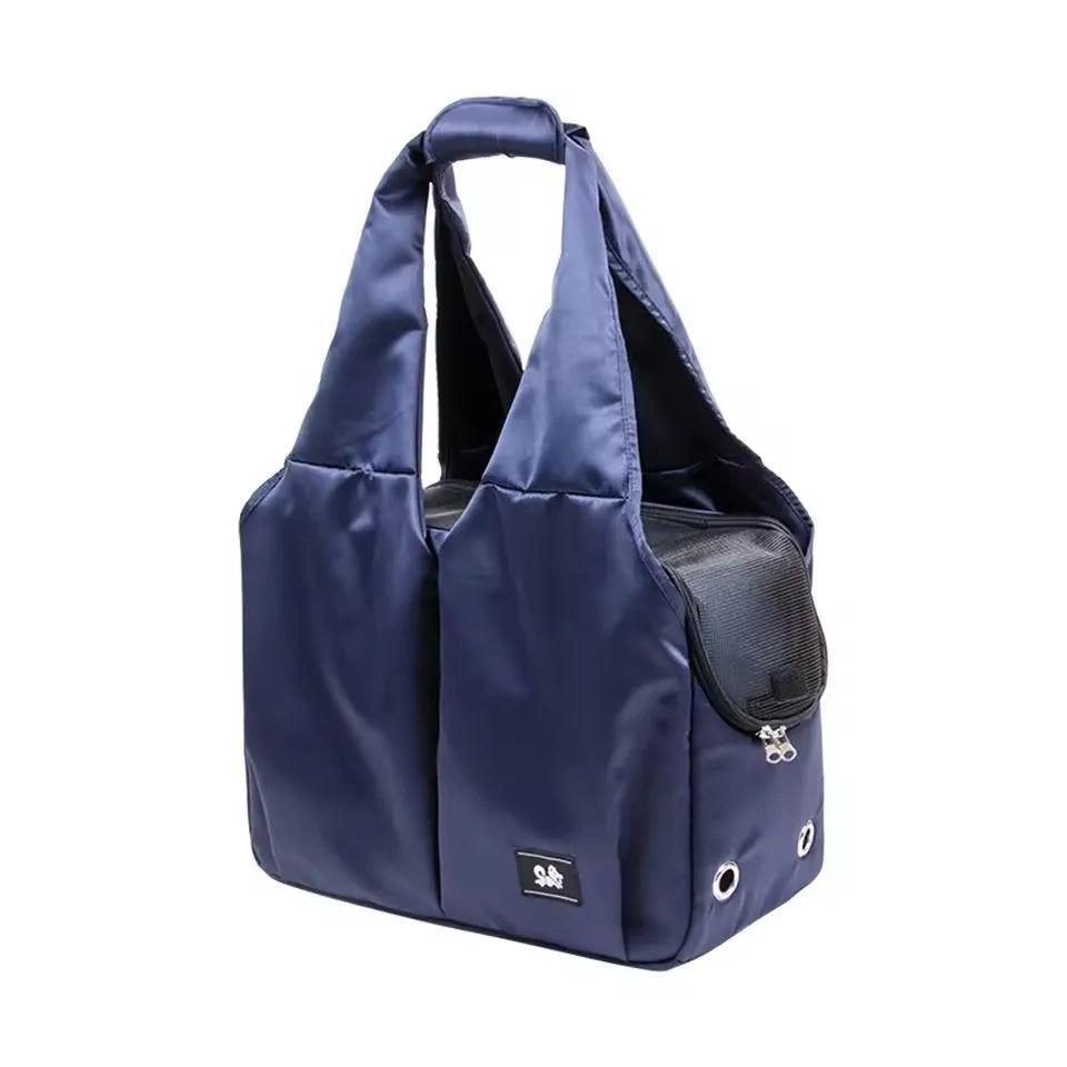 Stylish Breathable Cat and Dog Carrier Bag - Travel Shoulder Bag