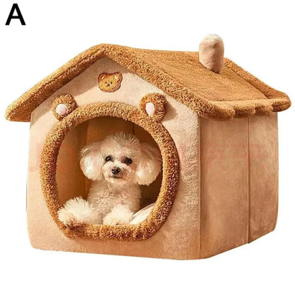 Dog and Cat Bed - Warm, Thick and Extendable, Year-Round