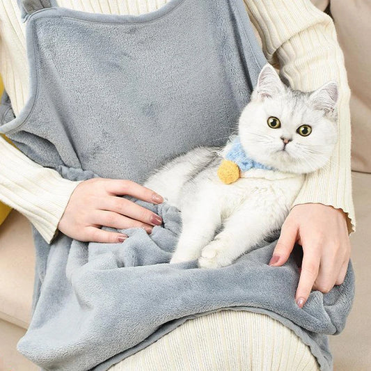 Pet Carrying Vest - Transport with Pocket for Cats and Dogs