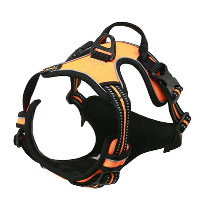 Adjustable Dog Harness - No-Pull with Reflectors and Handles, Comfortable and Safe