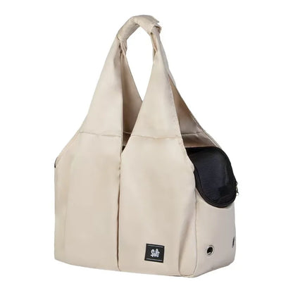 Stylish Breathable Cat and Dog Carrier Bag - Travel Shoulder Bag
