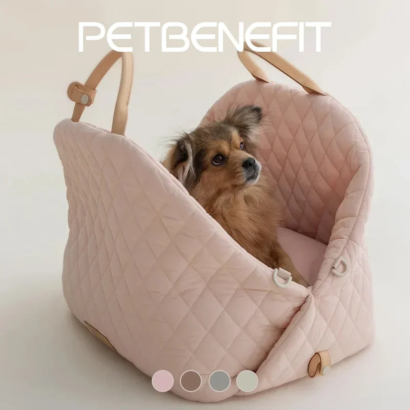 Luxury Dog and Cat Carrier Bag – Fashionable 2-in-1 Handbag and Car Seat