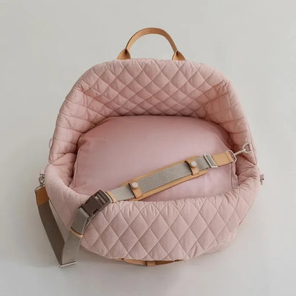 Luxury Dog and Cat Carrier Bag – Fashionable 2-in-1 Handbag and Car Seat