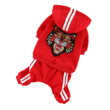 Dog Jumpsuit - Warm Tracksuit with Legs for Small Dogs and Cats 