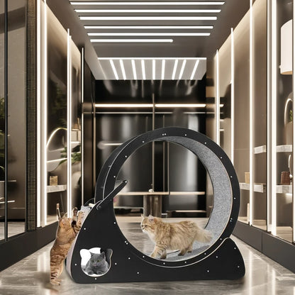 Wooden Cat Tunnel – Modern Design, Eco-Friendly Materials