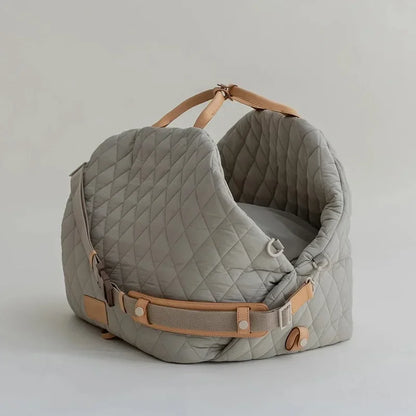Luxury Dog and Cat Carrier Bag – Fashionable 2-in-1 Handbag and Car Seat