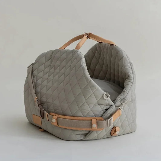 Luxury Dog and Cat Carrier Bag – Fashionable 2-in-1 Handbag and Car Seat