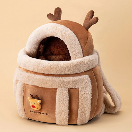 Winter Cat and Dog Carrier Backpack – Luxurious, Furry and Warm