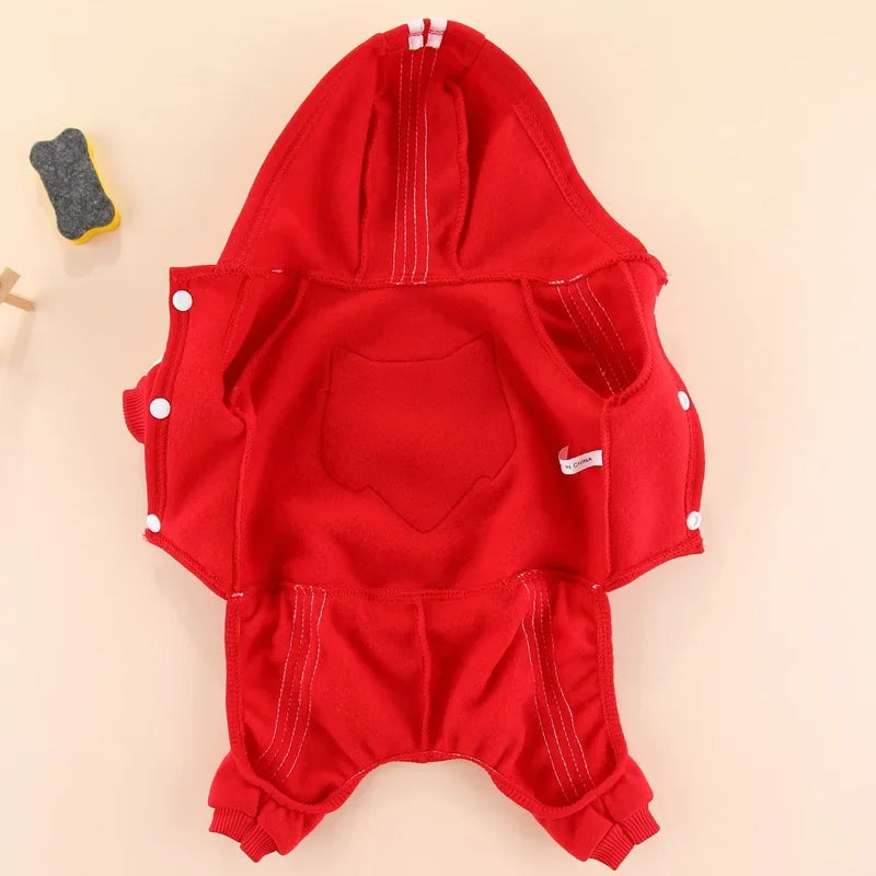 Dog Jumpsuit - Warm Tracksuit with Legs for Small Dogs and Cats 