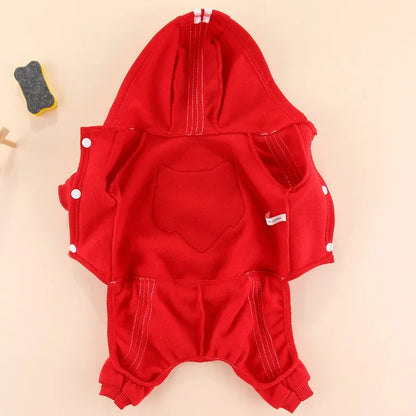 Dog Jumpsuit - Warm Tracksuit with Legs for Small Dogs and Cats 