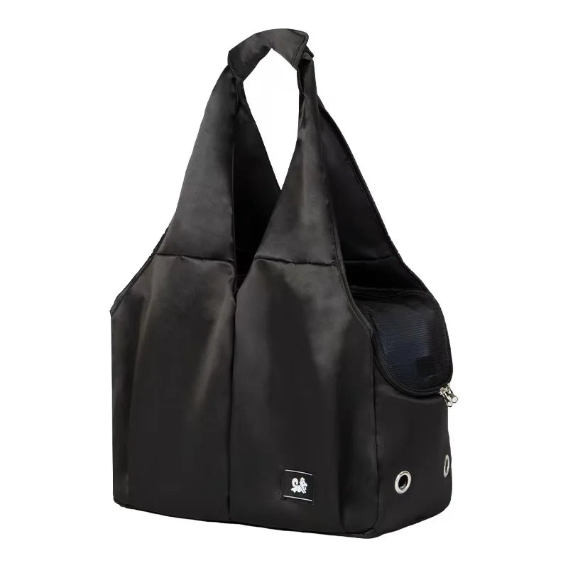 Stylish Breathable Cat and Dog Carrier Bag - Travel Shoulder Bag