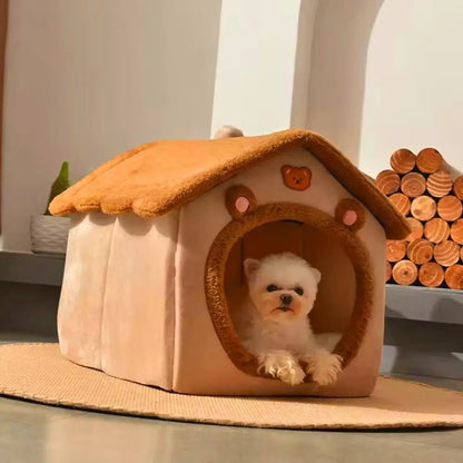 Dog and Cat Bed - Warm, Thick and Extendable, Year-Round