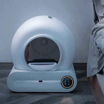 Automatic Cat Litter Box with Self-Cleaning, Closed Smart Pet Toilet - Booteely 65L